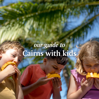 A Group Of Children Eating